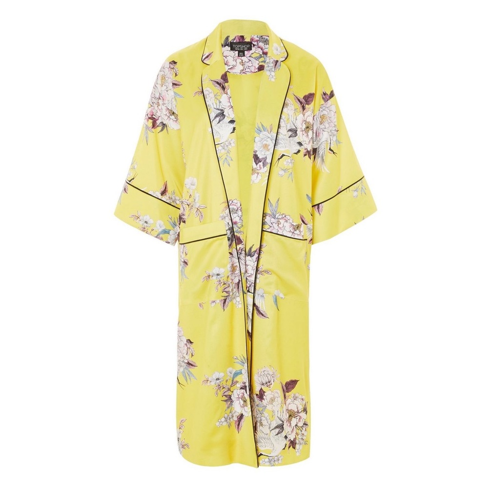 ‼️SOLD‼️TOPSHOP Heron Print Kimono Suit - Picture 15 of 16